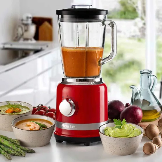 Combo Ariete Linha Moderna Vermelho Liquidificador + Chaleira + Torradeira e Cafeteira