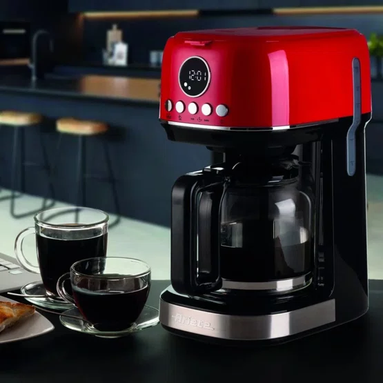 Combo Ariete Linha Moderna Vermelho Liquidificador + Chaleira + Torradeira e Cafeteira