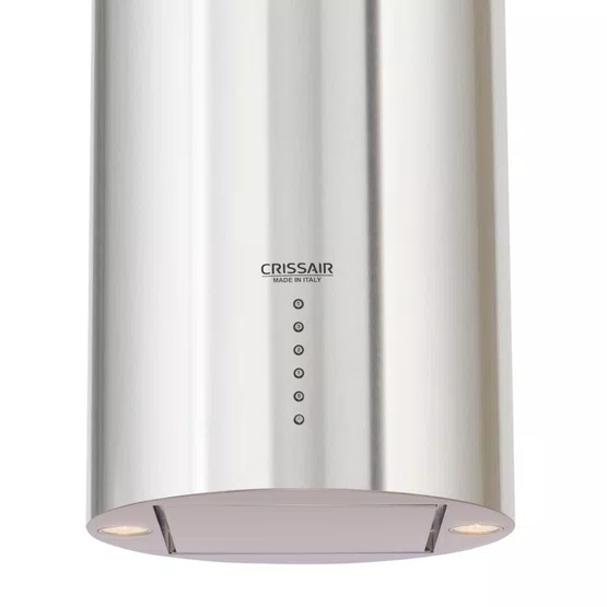 Combo Cozinha Crissair Coifa de Ilha Isola Cilindro + Cooktop Inox 4 Bocas Sabaf