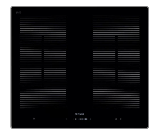 Combo Cozinha Elétrica Crissair Cooktop Indução 60 + Coifa de Ilha Isola e Torre Quente 220V