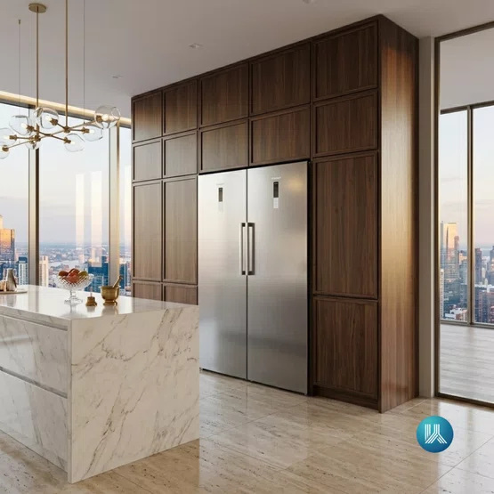 Combo Duo Side by Side Refrigerador e Freezer Conversível Cuisinart Arkton Inox 760L