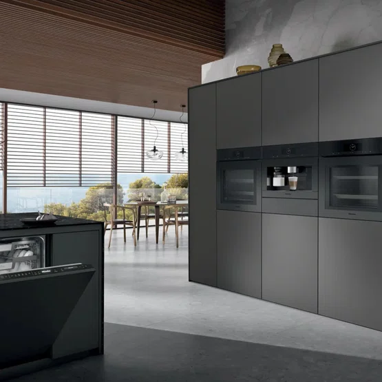 Combo Elettromec Black Matte: Micro-ondas a Vapor 45L + Forno a Vapor 74L  220V