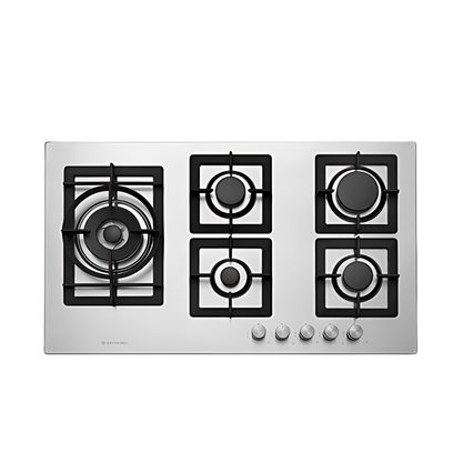 Combo Elettromec - Coifa de Ilha + Cooktop 5 Bocas - 90cm
