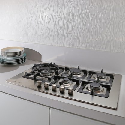 Combo Elettromec - Coifa de Parede + Cooktop 5 Bocas - 90cm