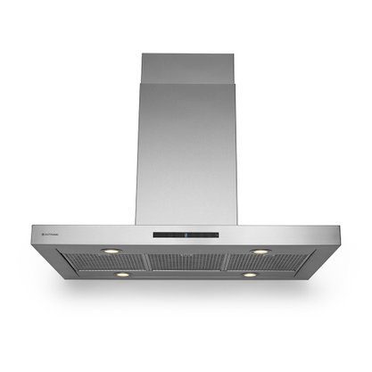 Combo Elettromec Coifa Milano Ilha 90cm + Torre Forno Elétrico e Micro-ondas Luce + Cooktop Quadratto 75cm