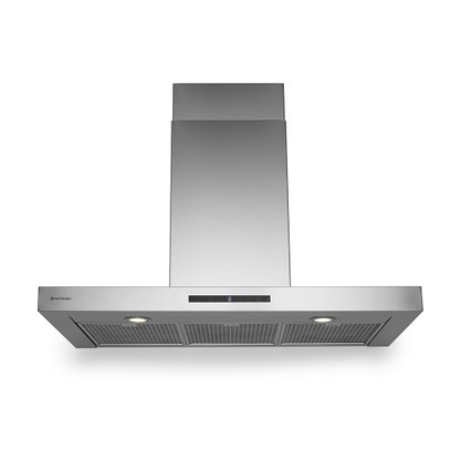 Combo Elettromec Coifa Milano Ilha 90cm + Torre Forno Elétrico e Micro-ondas Luce + Cooktop Quadratto 90 6 Queimadores