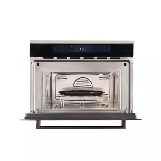 Combo Forno Elétrico 83L + Microondas Combinado 38L Cuisinart Arkton Vidro Preto