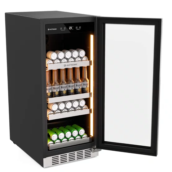 Combo Gourmet Elettromec Connect Adega e Cervejeira + Máquina de Gelo Slim