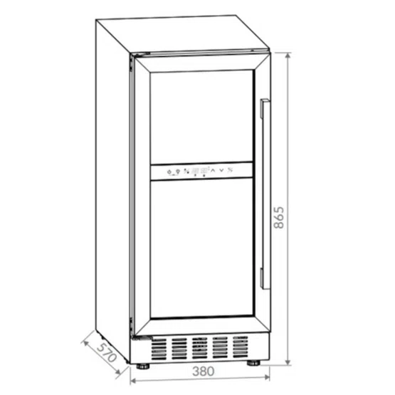 Combo Premium Invita Cervejeira+Adega Inox 220V