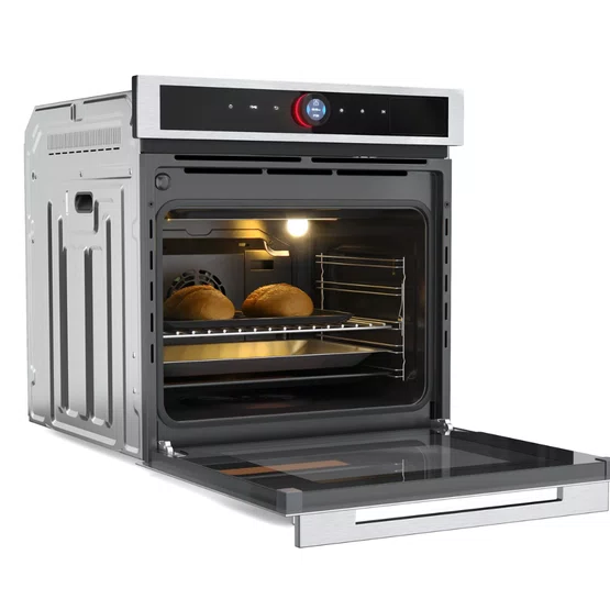 Combo Torre Quente Elettromec Sole de Embutir: Micro-Ondas 45L a Vapor e Forno Elétrico Digital TFT Inox 220V