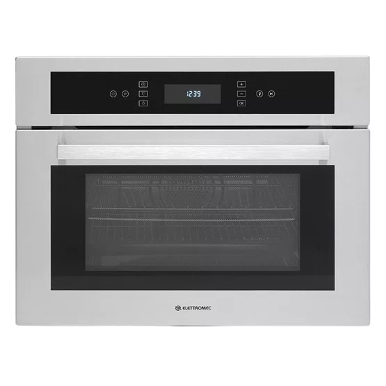 Combo Torre Quente Elettromec Sole Forno a Vapor 67L + Micro-ondas Flat 40L Inox 220V