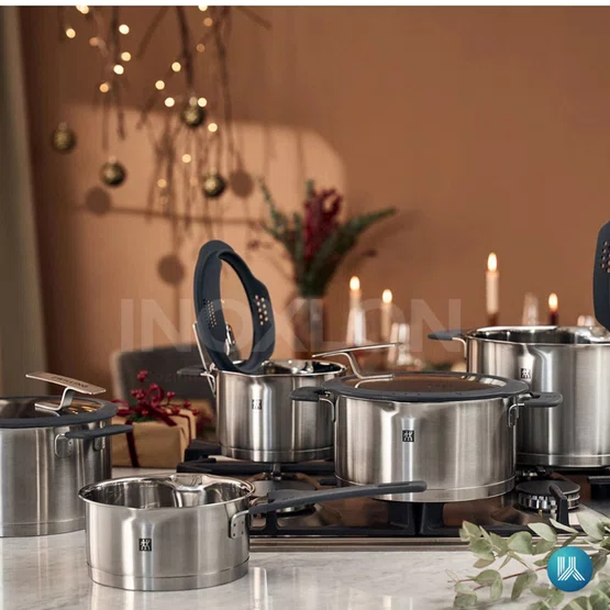 Conjunto de Panelas Premium ZWILLING Simplify 5 Peças Inox 18/10