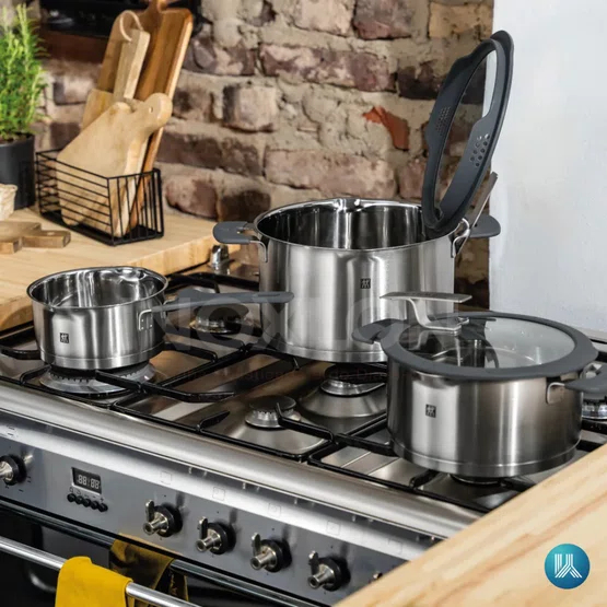 Conjunto de Panelas Premium ZWILLING Simplify 5 Peças Inox 18/10