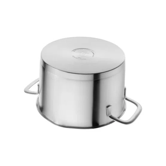 Conjunto de Panelas em Inox Premium Zwilling TrueFlow 5 Peças com Tampa Escorredora