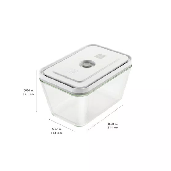 Conjunto de potes Zwilling em Borossilicato Retangular 3 Peças