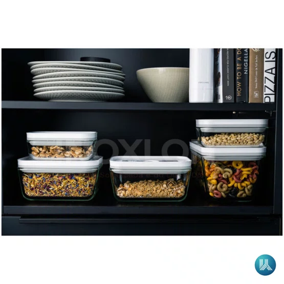Conjunto de potes Zwilling em Borossilicato Retangular 3 Peças