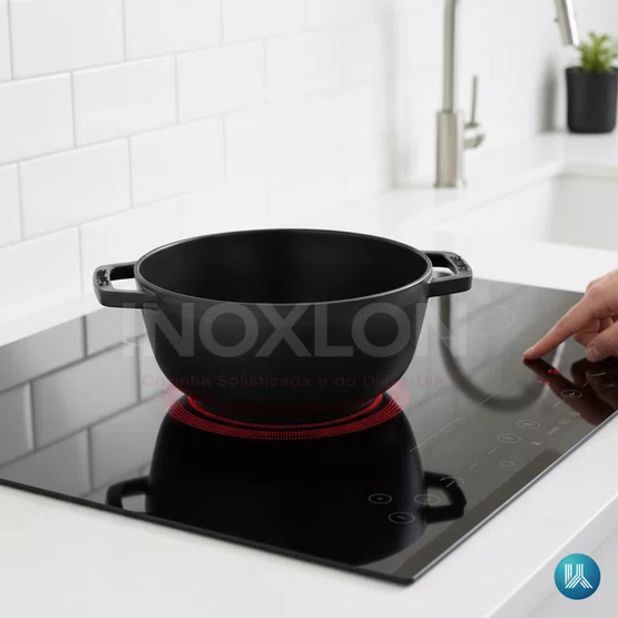 Conjunto Fondue Staub Ferro Fundido Preto 16cm