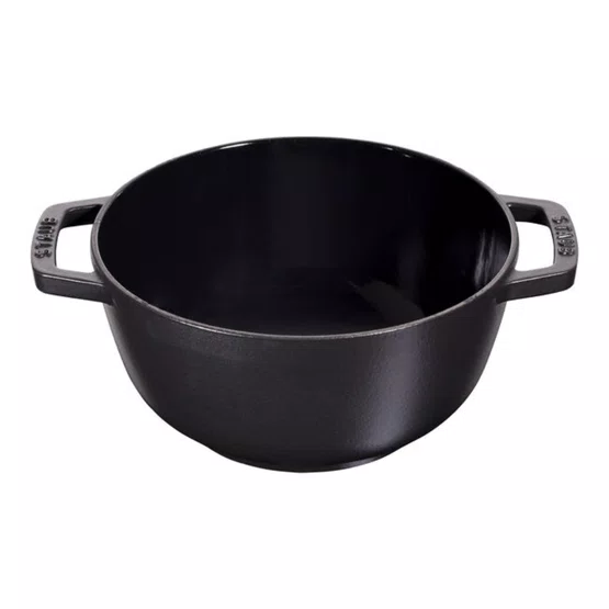 Conjunto Fondue Staub Ferro Fundido Preto 18cm