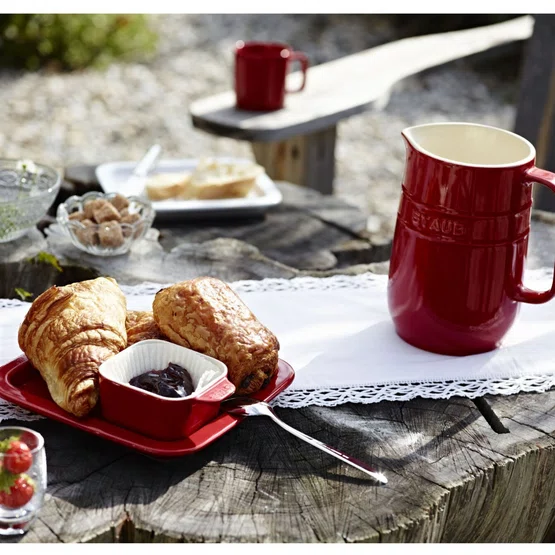 Conjunto Staub em Cerâmica para Aperitivos 5 Peças Cereja