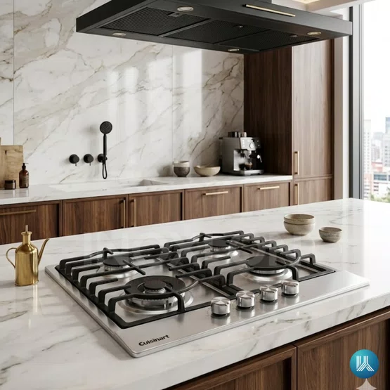 Cooktop a Gás Cuisinart Casual Cooking 4 Queimadores Inox 60cm 220V
