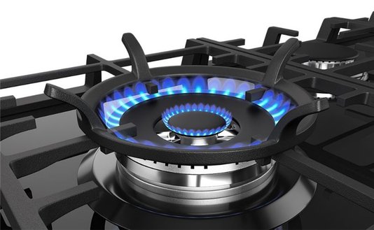 Cooktop a Gás DeBacco Montreal Vidro Preto 90cm 220V