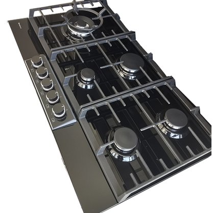 Cooktop a Gás DeBacco Montreal Vidro Preto 90cm 220V