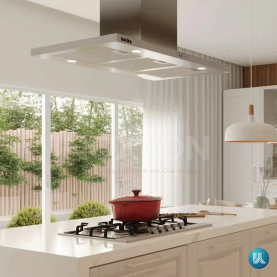 Cooktop Invita a Gás Dual Flame Inox Bivolt 70cm