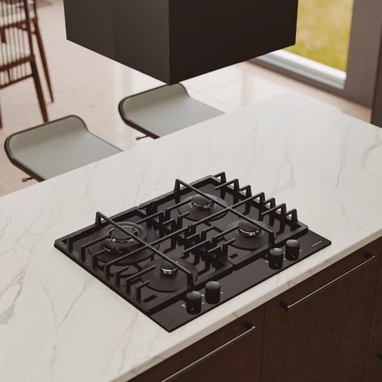 Cooktop à Gás Square 4GG HE Tramontina 4Q Superautomático 60cm Bivolt - 94706/404