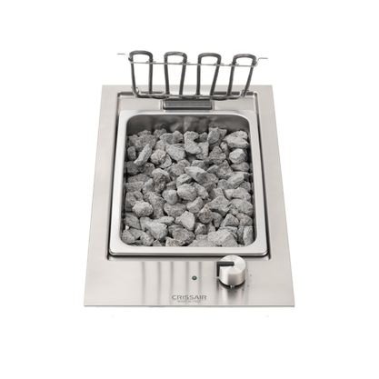 Cooktop Dominó Barbecue Crissair Com Pedras Vulcânicas 220V