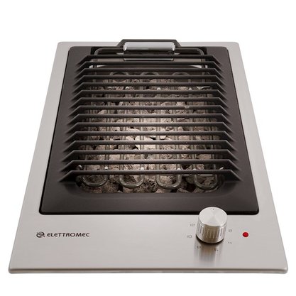 Cooktop Barbecue Quadratto Elettromec 30cm Inox 220V