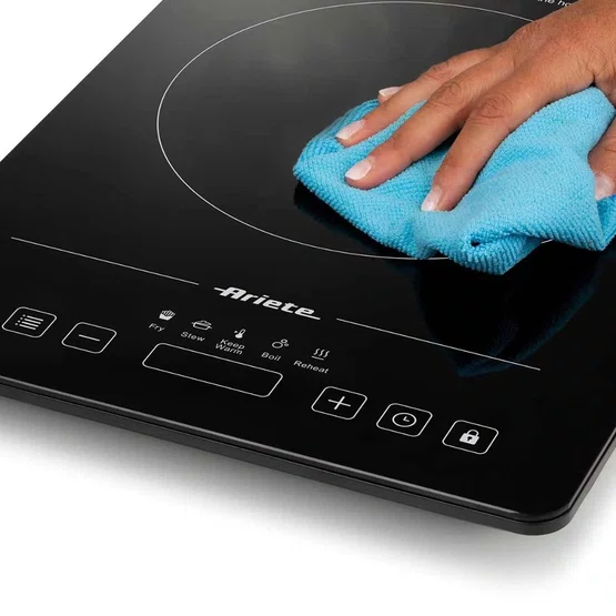Cooktop de Indução 1997 Ariete Portátil Vitrocerâmico Touch 1 Queimador Preto