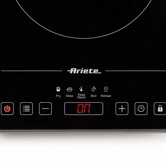 Cooktop de Indução 1997 Ariete Portátil Vitrocerâmico Touch 1 Queimador Preto