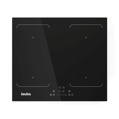 Cooktop de Indução Invita Vidro Preto 4 Zonas Função Booster 60cm 220V