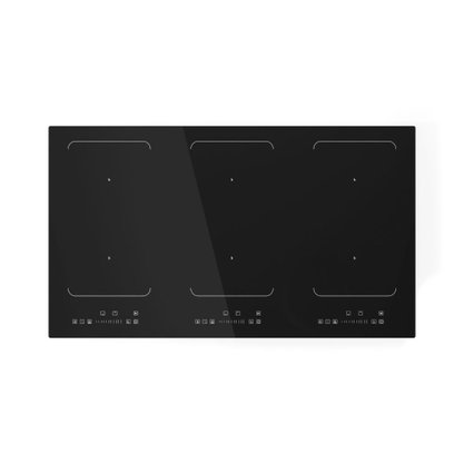 Cooktop de Indução Invita Vidro Preto 6 Zonas Função Booster 90 cm 220V