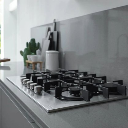 Cooktop a Gás em Inox à Gás Franke 5Q Dupla Chama Lateral FHMA 755 220V