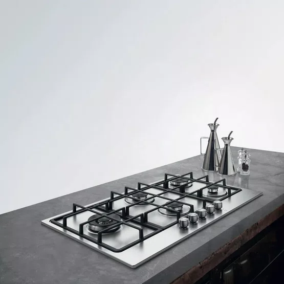 Cooktop à Gás Inox FHSM 905 Franke 5 Queimadores Dupla Chama Lateral 90cm 220V