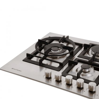Cooktop Quadratto Elettromec 5 Queimadores a Gás 75 cm Bivolt