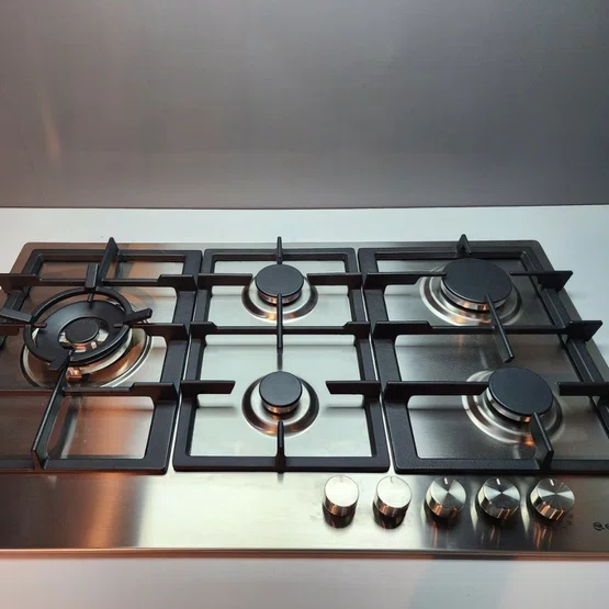Cooktop Luce Elettromec 5 Queimadores a Gás Step Flame 90 cm Bivolt