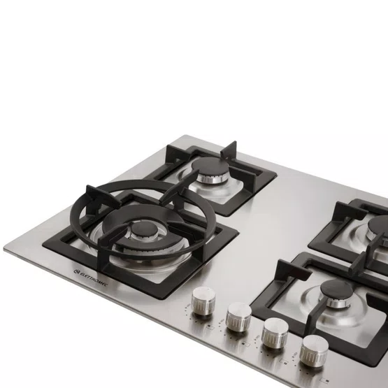 Cooktop Quadratto Elettromec 4 Queimadores a Gás 60 cm Bivolt