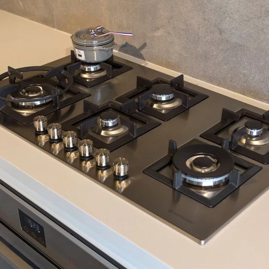 Cooktop Quadratto Semifilo Elettromec 6 Queimadores a Gás 90 cm Bivolt