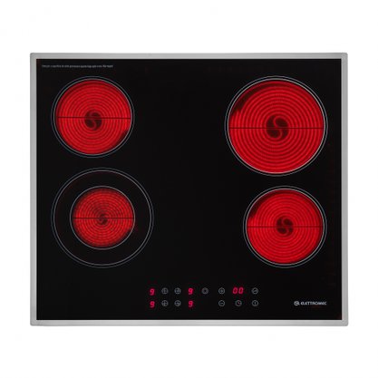 Cooktop Elétrico Elettromec Vitrocerâmico 4 Queimadores 60cm 220V