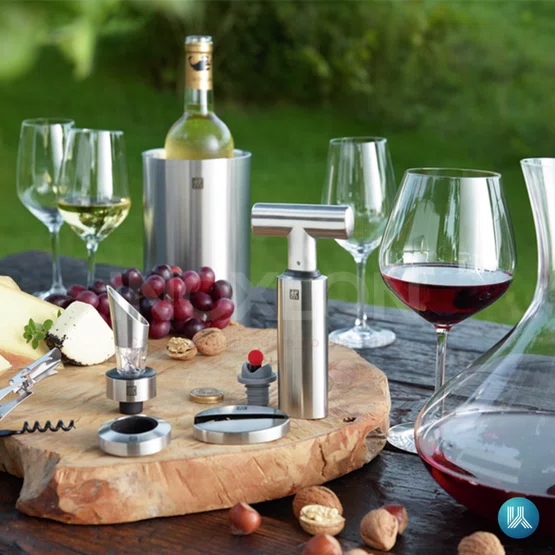Cooler Zwilling Sommelier para Vinho em Aço Inoxidável