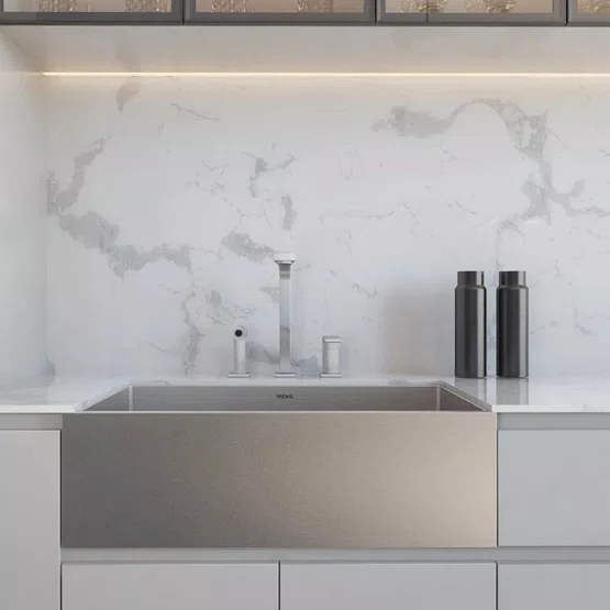Cuba Mekal FarmHouse Sink FS-70 70x40x23cm Inox Escovado