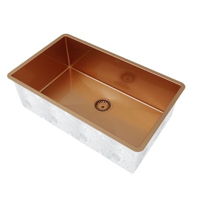 Cuba de Embutir Bronze Rose Gold Mekal Shades Ultraclean LR-70 70x40x23cm