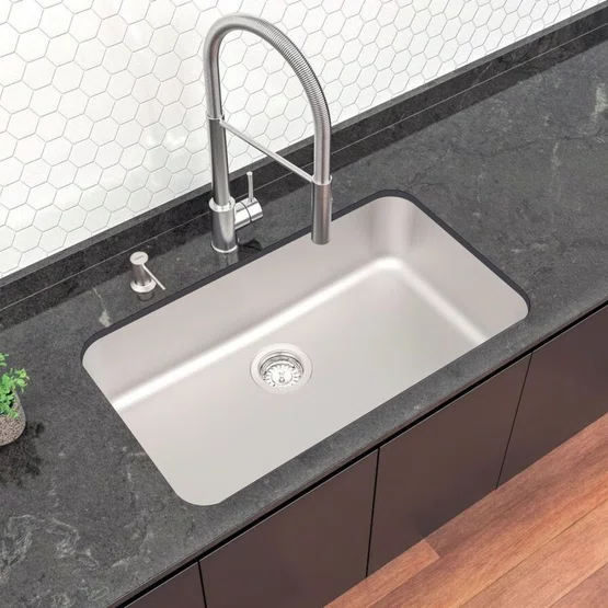 Cuba de Embutir Anti-ruído Dora Tramontina 70 BL R6 Aço Inox Escovado