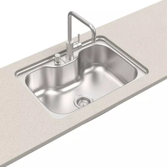 Cuba de Embutir Anti-ruído Morgana 60 FX Undermount Tramontina Inox Escovado