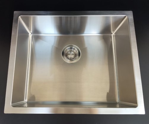 Cuba Inox Escovado DeBacco Quadratino 400 40x40x20cm c/ Válvula 4,5"