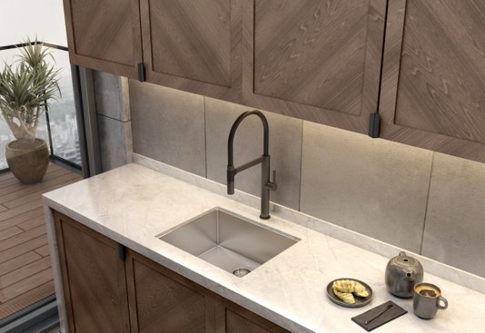 Cuba DeBacco Quadratino 500 50x40x20cm Inox Escovado