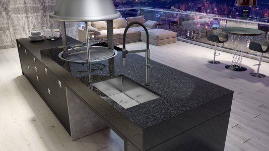 Cuba DeBacco Quadratino 700 70x40x20cm Inox Escovado