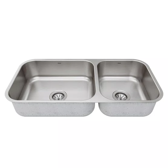 Cuba Dupla de Embutir ou Sobrepor Mekal CD-50/34 Inox Escovado